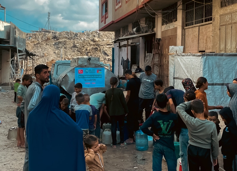 جمعية فاليد للمساعدات الإنسانية تقدم دعماً جديداً لمياه الشرب النظيفة في غزة