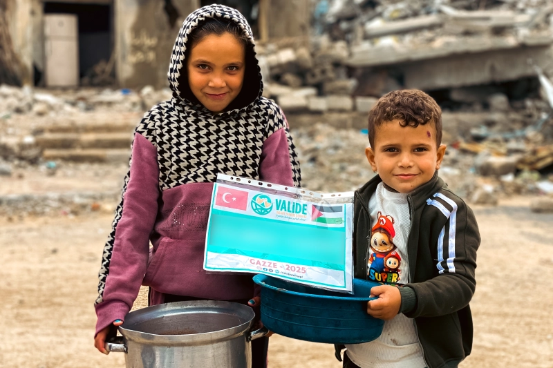 Support for Gaza Continues from Valide Humanitarian Aid Association